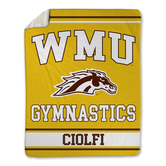 Western Michigan - NCAA Women's Gymnastics : Isabella Ciolfi - Blanket-0