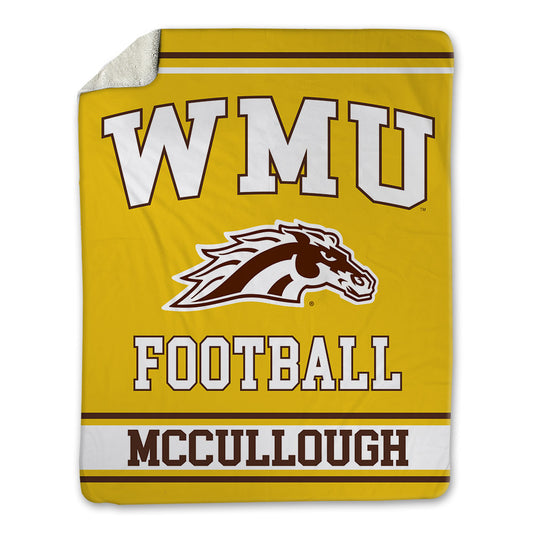 Western Michigan - NCAA Football : Daeh McCullough - Blanket-0