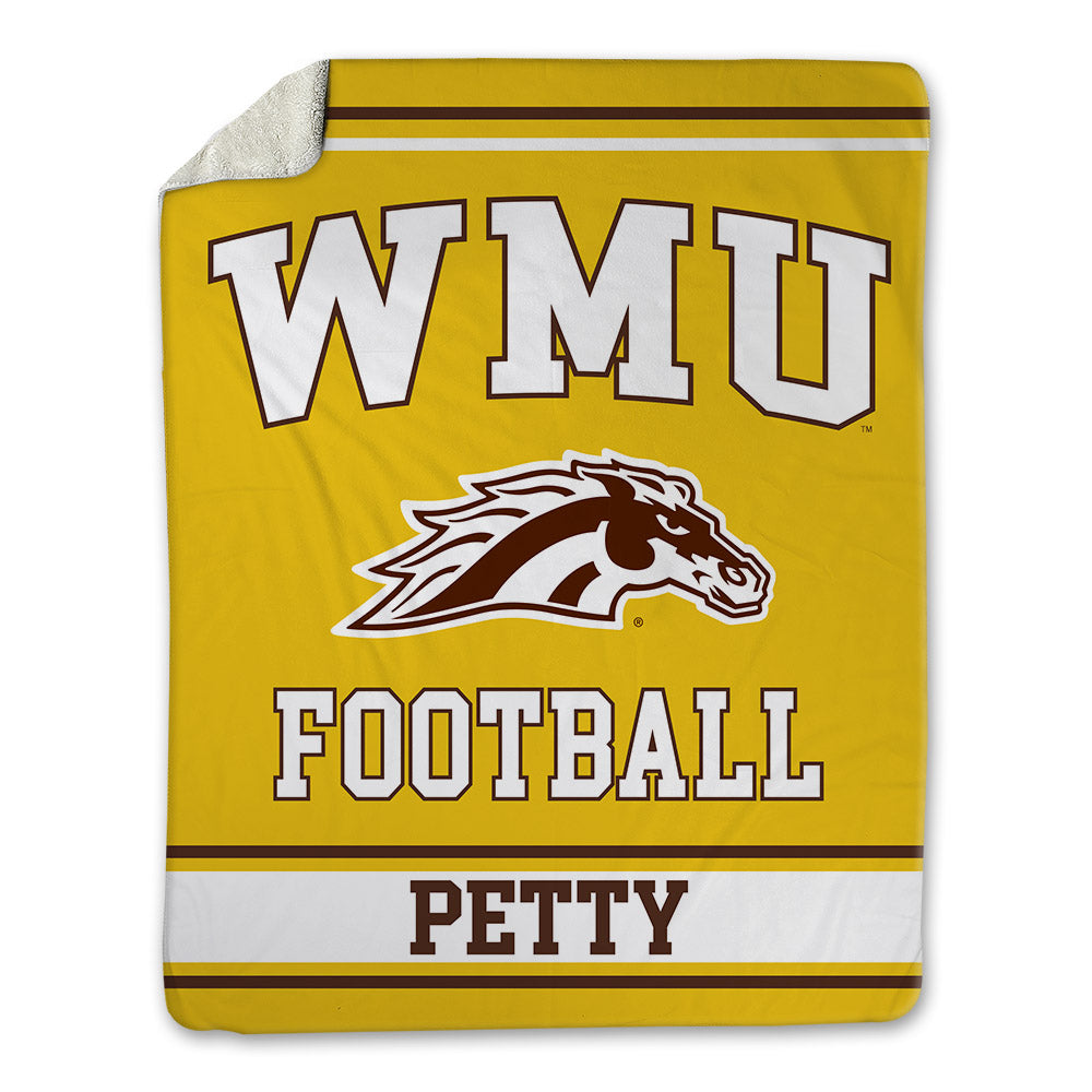 Western Michigan - NCAA Football : Trey Petty - Blanket-0
