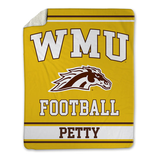 Western Michigan - NCAA Football : Trey Petty - Blanket-0