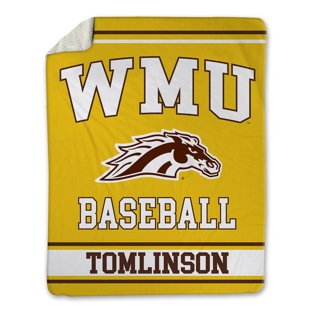 Western Michigan - NCAA Baseball : Ty Tomlinson - Blanket-0