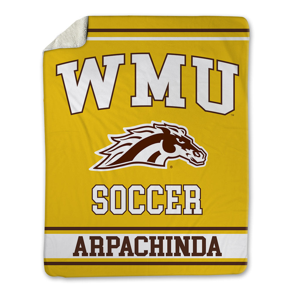 Western Michigan - NCAA Men's Soccer : Braxton Arpachinda - Blanket-0