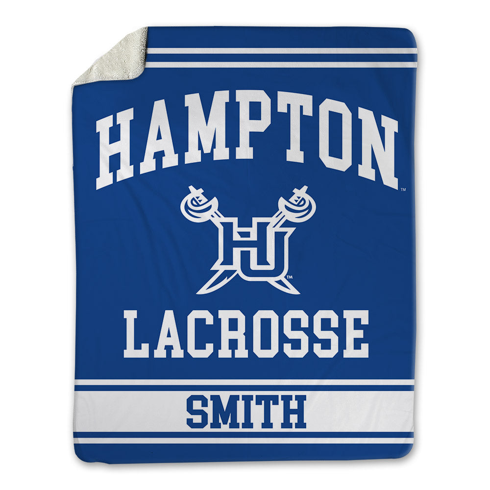 Hampton - NCAA Men's Lacrosse : Ari Smith - Blanket-0