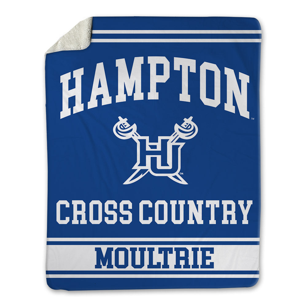 Hampton - NCAA Women's Cross Country : Angel Moultrie - Blanket-0