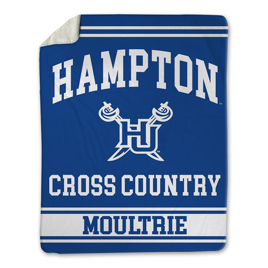 Hampton - NCAA Women's Cross Country : Angel Moultrie - Blanket-0