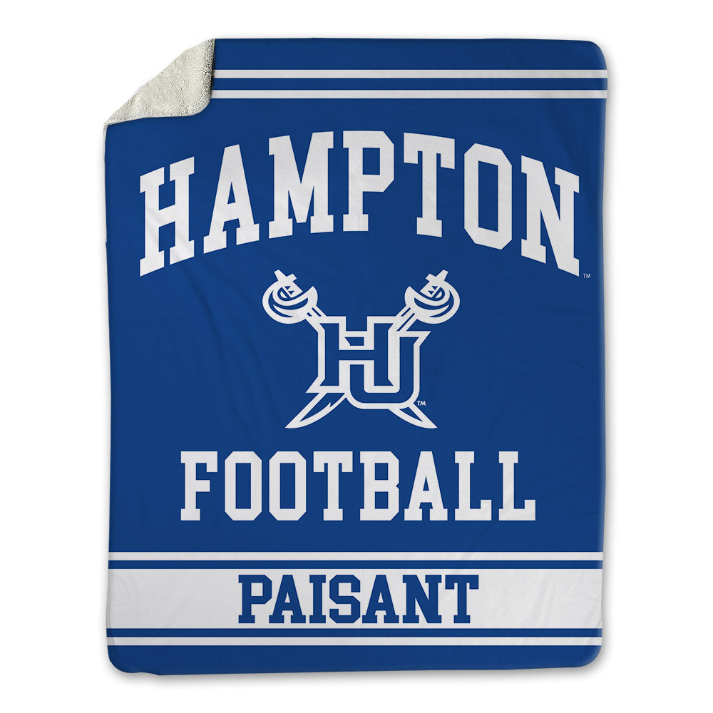 Hampton - NCAA Football : Tk Paisant - Blanket-0