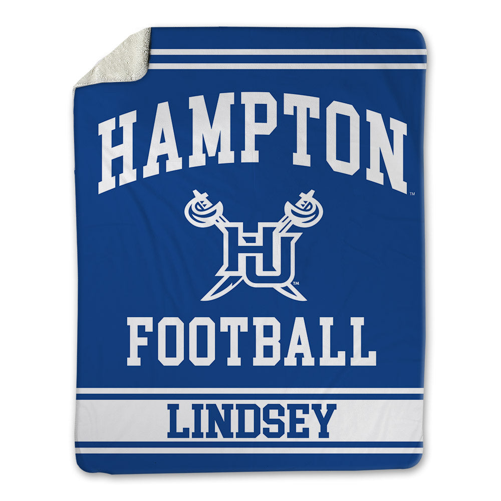 Hampton - NCAA Football : JaSean Lindsey - Blanket-0