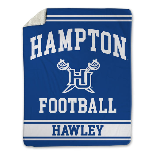 Hampton - NCAA Football : Joshua Hawley - Blanket-0
