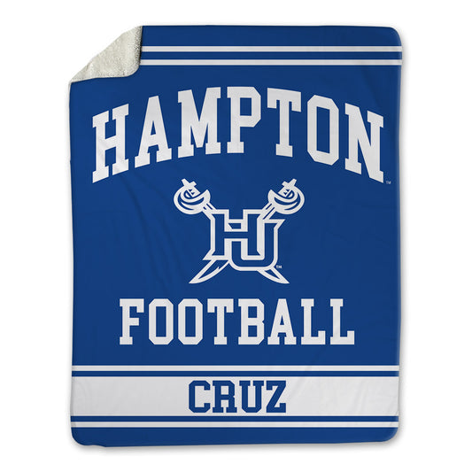 Hampton - NCAA Football : Antonio Cruz - Blanket-0