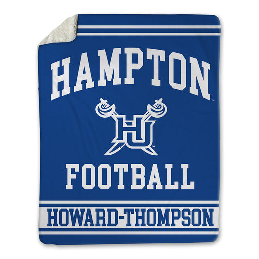 Hampton - NCAA Football : Tyher Howard-Thompson - Blanket-0