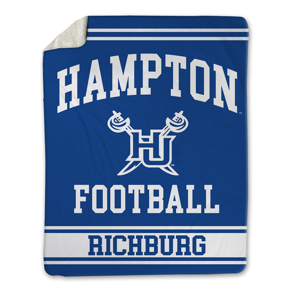 Hampton - NCAA Football : Jordon Richburg - Blanket-0