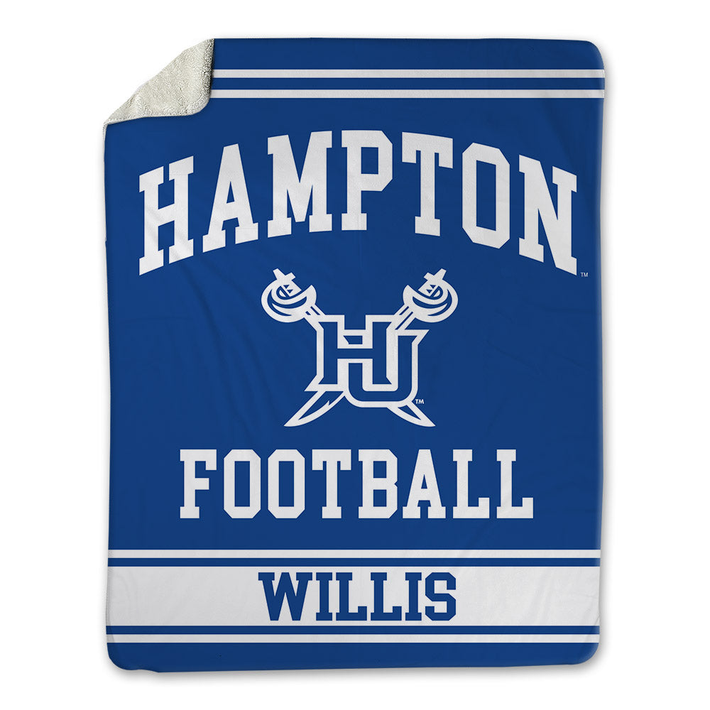 Hampton - NCAA Football : Marqwae Willis - Blanket-0