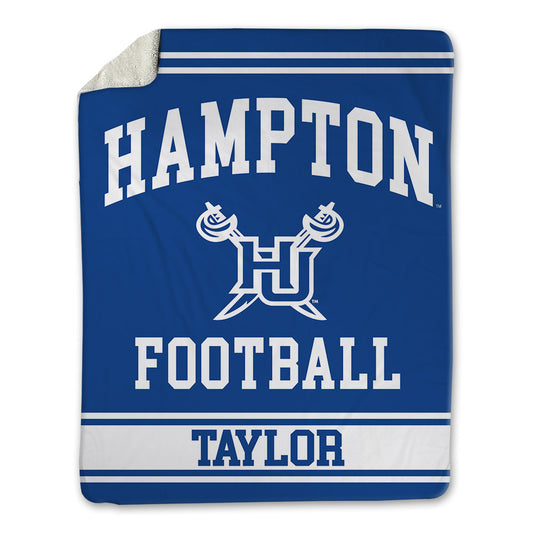 Hampton - NCAA Football : TreVon Taylor - Blanket-0