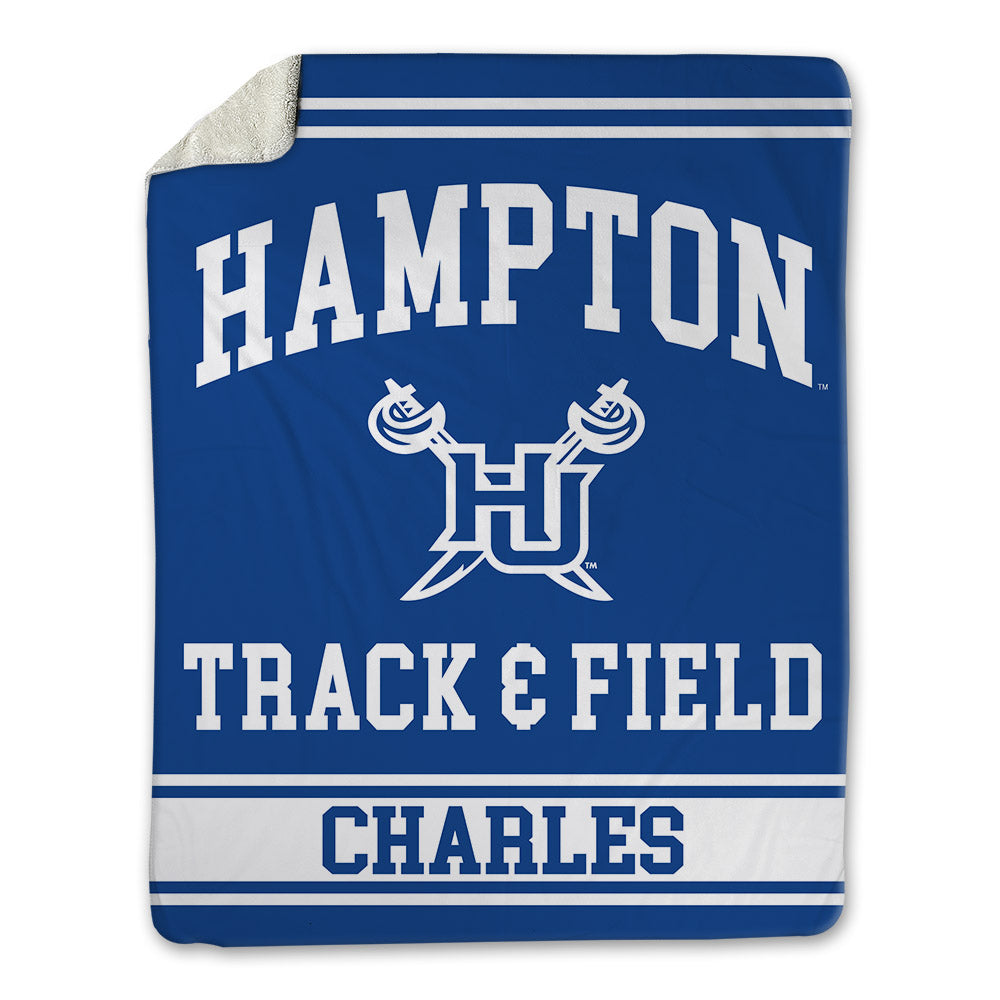 Hampton - NCAA Women's Track & Field : Brianna Charles - Blanket-0