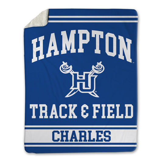 Hampton - NCAA Women's Track & Field : Brianna Charles - Blanket-0