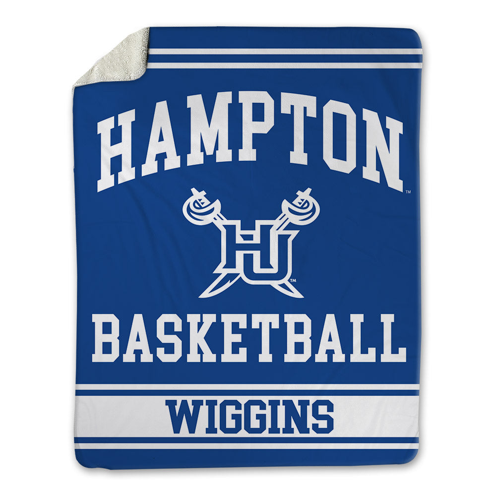 Hampton - NCAA Women's Basketball : Diamond Wiggins - Blanket-0