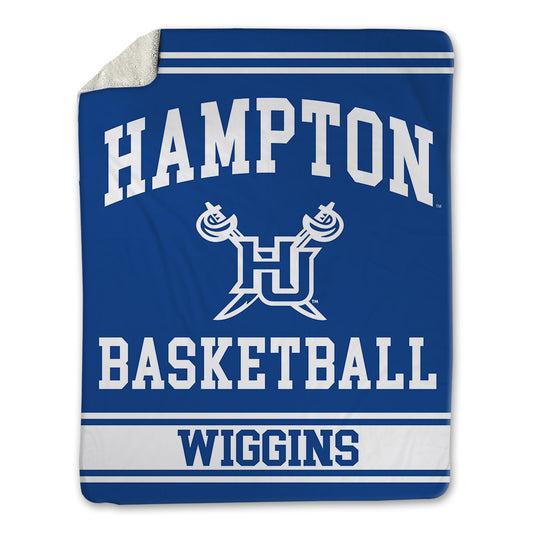 Hampton - NCAA Women's Basketball : Diamond Wiggins - Blanket-0