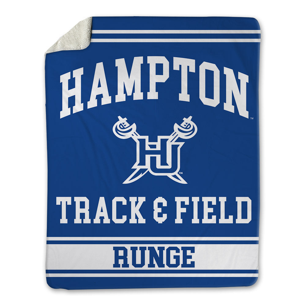 Hampton - NCAA Women's Track & Field : Alannah Runge - Blanket-0