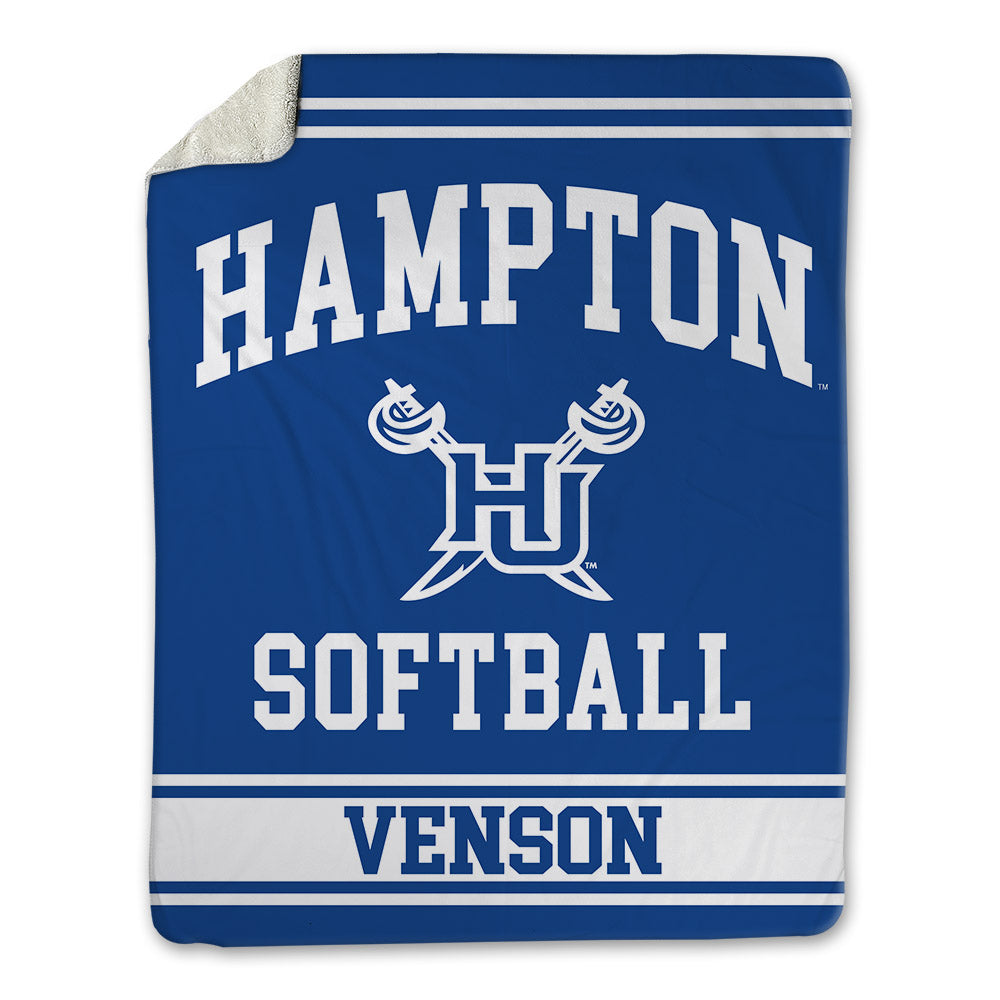Hampton - NCAA Softball : Jasmine Venson - Blanket-0