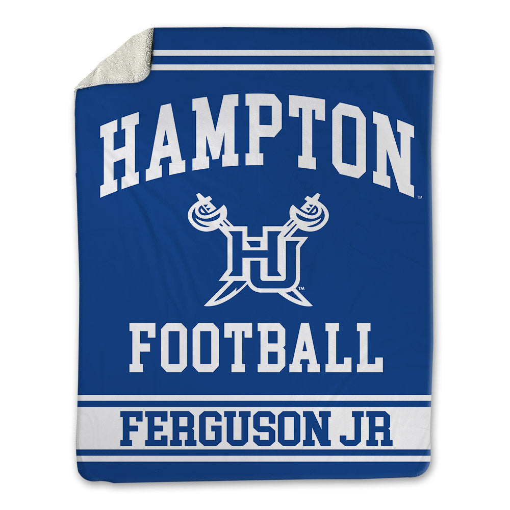 Hampton - NCAA Football : Marshawn Ferguson jr - Blanket-0