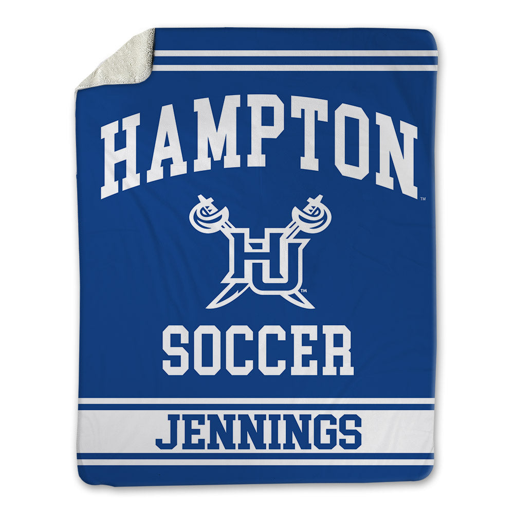 Hampton - NCAA Women's Soccer : Nylah Jennings - Blanket-0