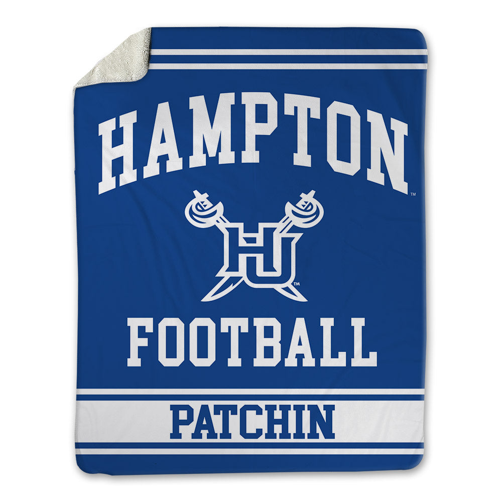 Hampton - NCAA Football : Matt Patchin - Blanket-0
