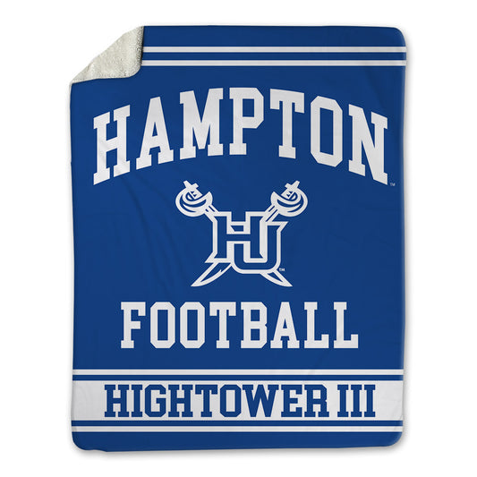 Hampton - NCAA Football : Anthony Hightower III - Blanket-0