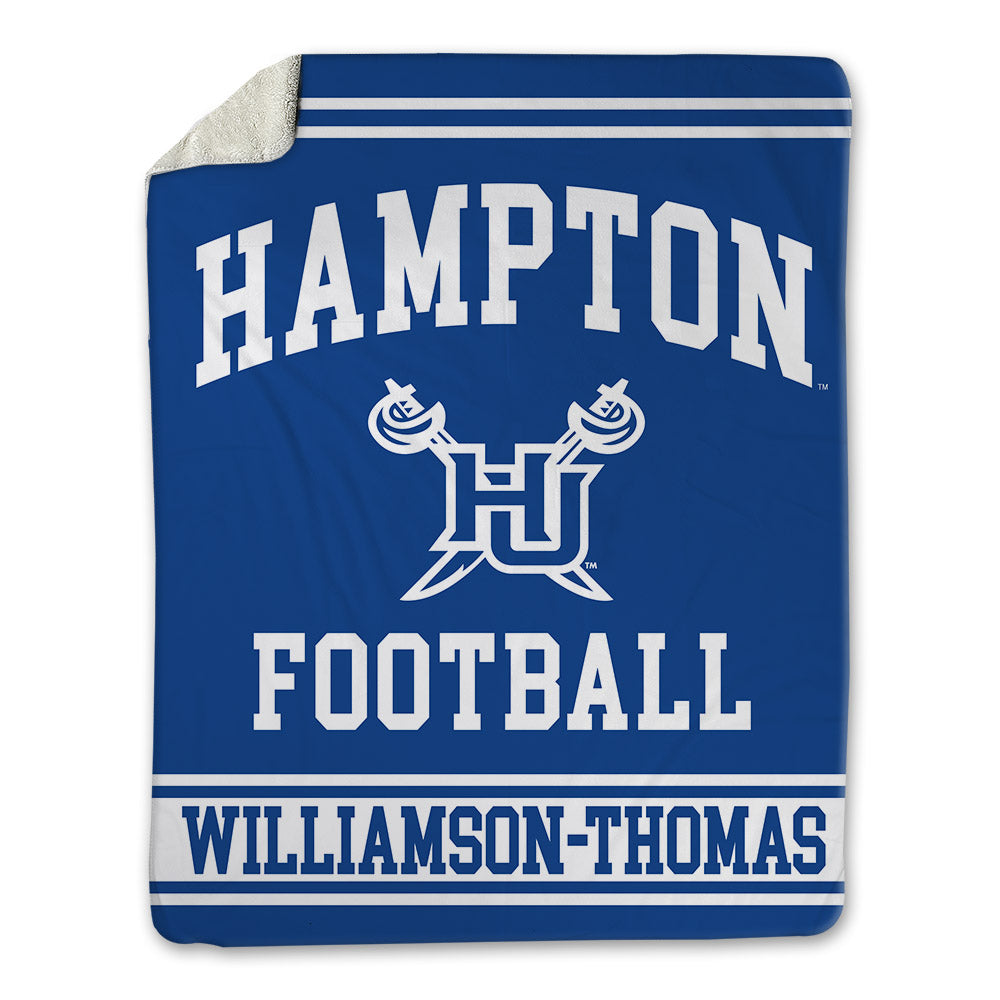 Hampton - NCAA Football : Jalen Williamson-Thomas - Blanket-0