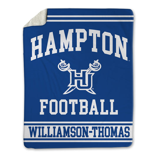 Hampton - NCAA Football : Jalen Williamson-Thomas - Blanket-0