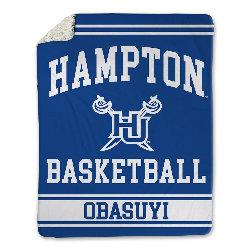 Hampton - NCAA Women's Basketball : Eghosa Obasuyi - Blanket-0