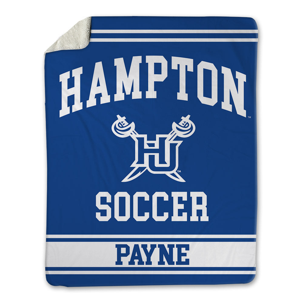 Hampton - NCAA Women's Soccer : Evelyn Payne - Blanket-0