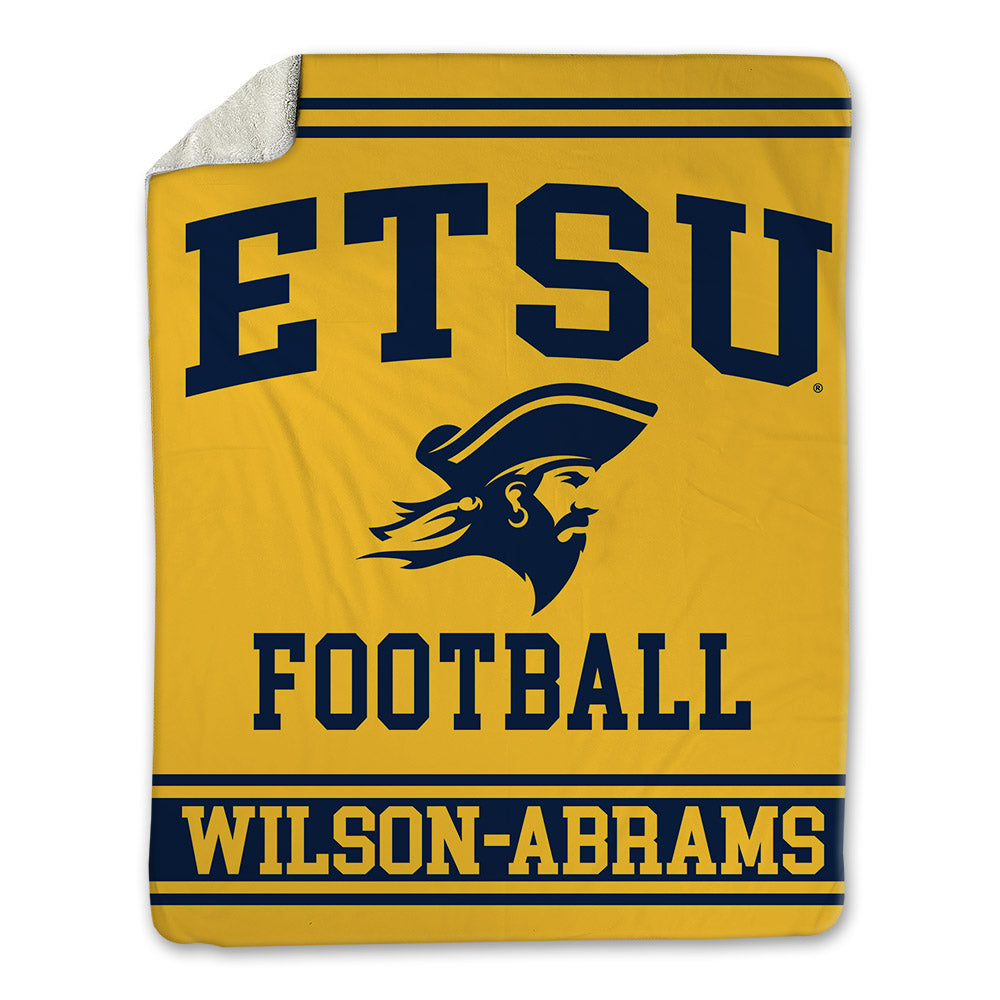 East Tennessee State - NCAA Football : Jayden Wilson-Abrams - Blanket-0