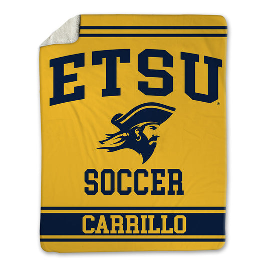 East Tennessee State - NCAA Men's Soccer : Jaime Carrillo - Blanket-0