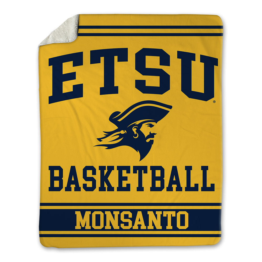 East Tennessee State - NCAA Women's Basketball : SaBreya Monsanto - Blanket-0