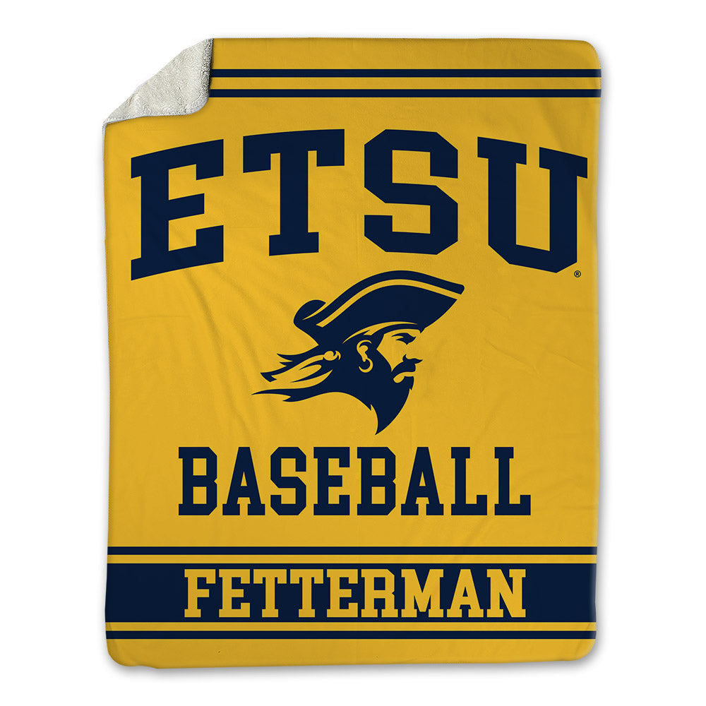 East Tennessee State - NCAA Baseball : Tyler Fetterman - Blanket-0