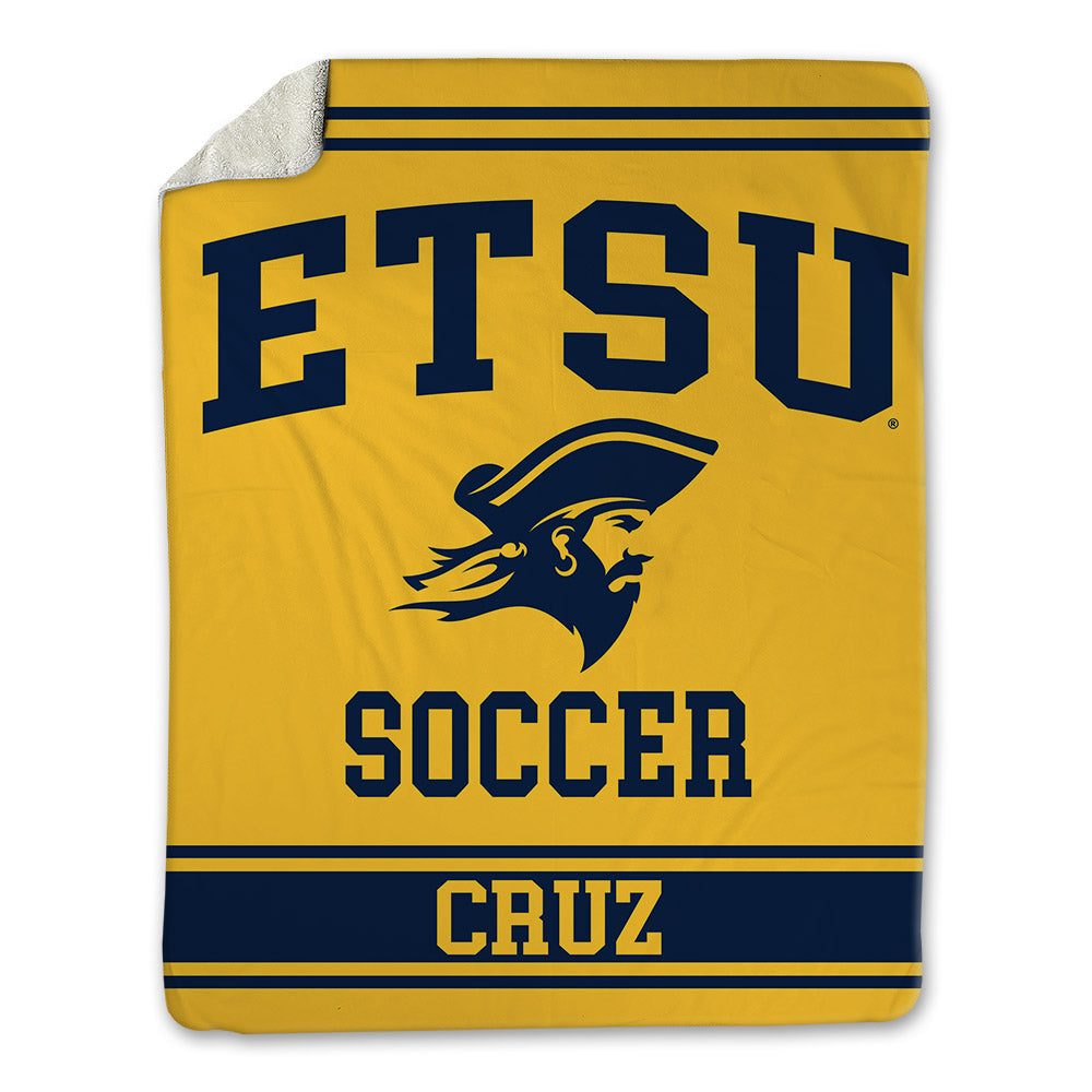 East Tennessee State - NCAA Men's Soccer : Henrique Cruz - Blanket-0