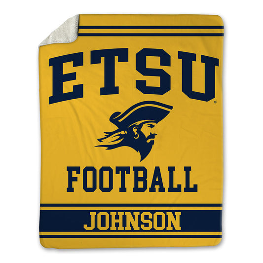East Tennessee State - NCAA Football : Jarvis Johnson - Blanket-0