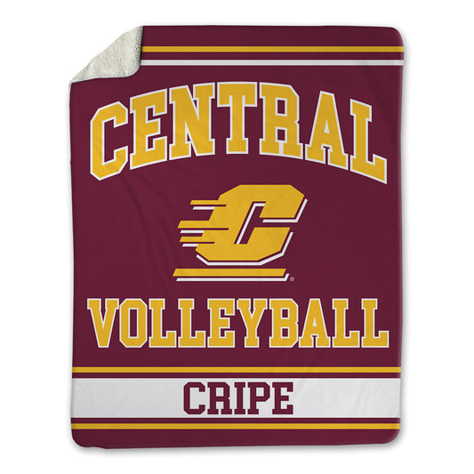 Central Michigan - NCAA Women's Volleyball : Taylor Cripe - Blanket-0