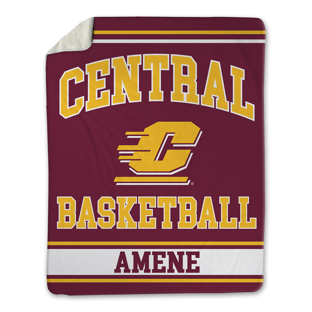Central Michigan - NCAA Men's Basketball : Uchenna Amene - Blanket-0