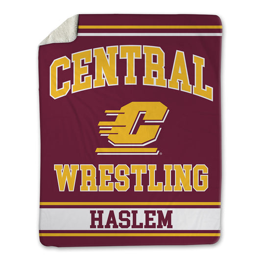 Central Michigan - NCAA Wrestling : Cristian Haslem - Blanket-0