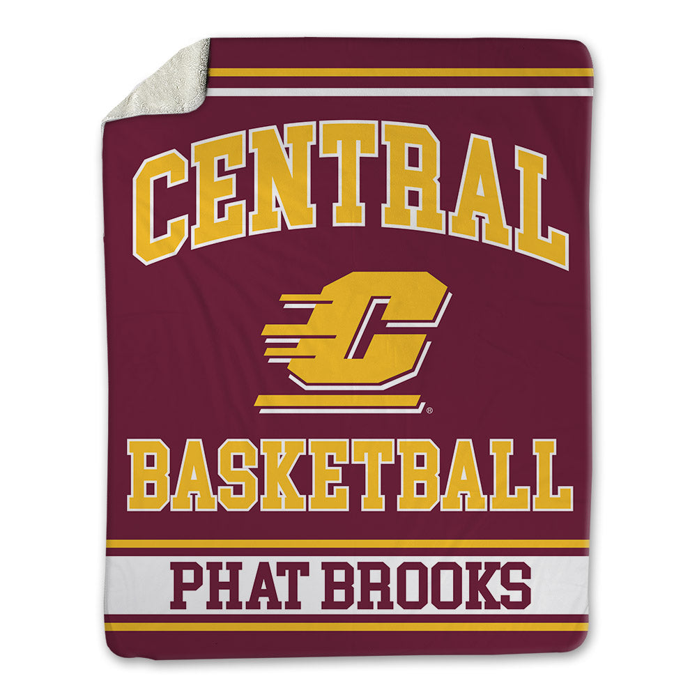 Central Michigan - NCAA Men's Basketball : Phat Phat Brooks - Blanket-0