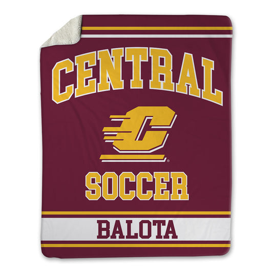 Central Michigan - NCAA Women's Soccer : Aubrey Balota - Blanket-0