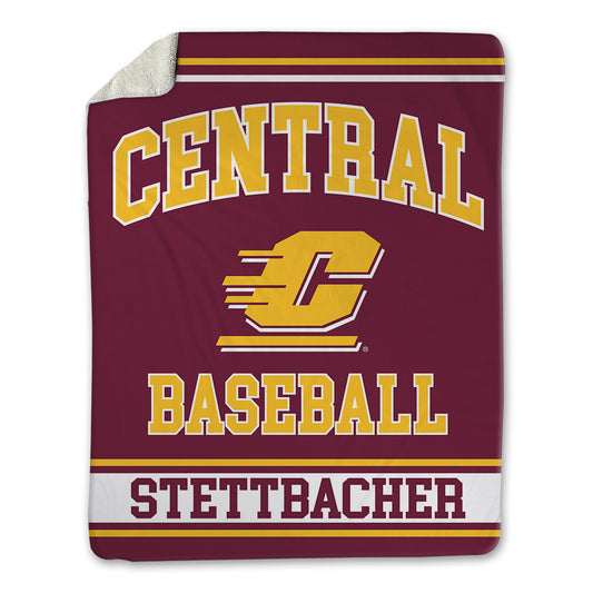Central Michigan - NCAA Baseball : Drew Stettbacher - Blanket-0
