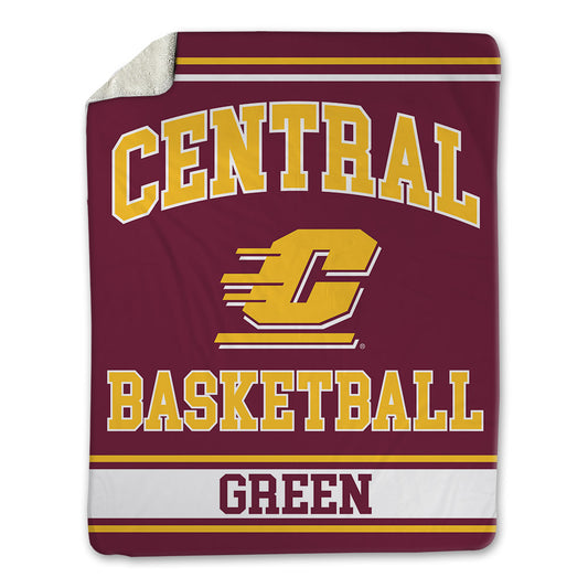Central Michigan - NCAA Women's Basketball : Jailenn Green - Blanket-0