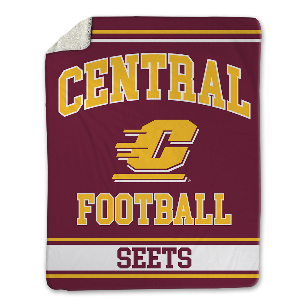Central Michigan - NCAA Football : Geno Seets - Blanket-0