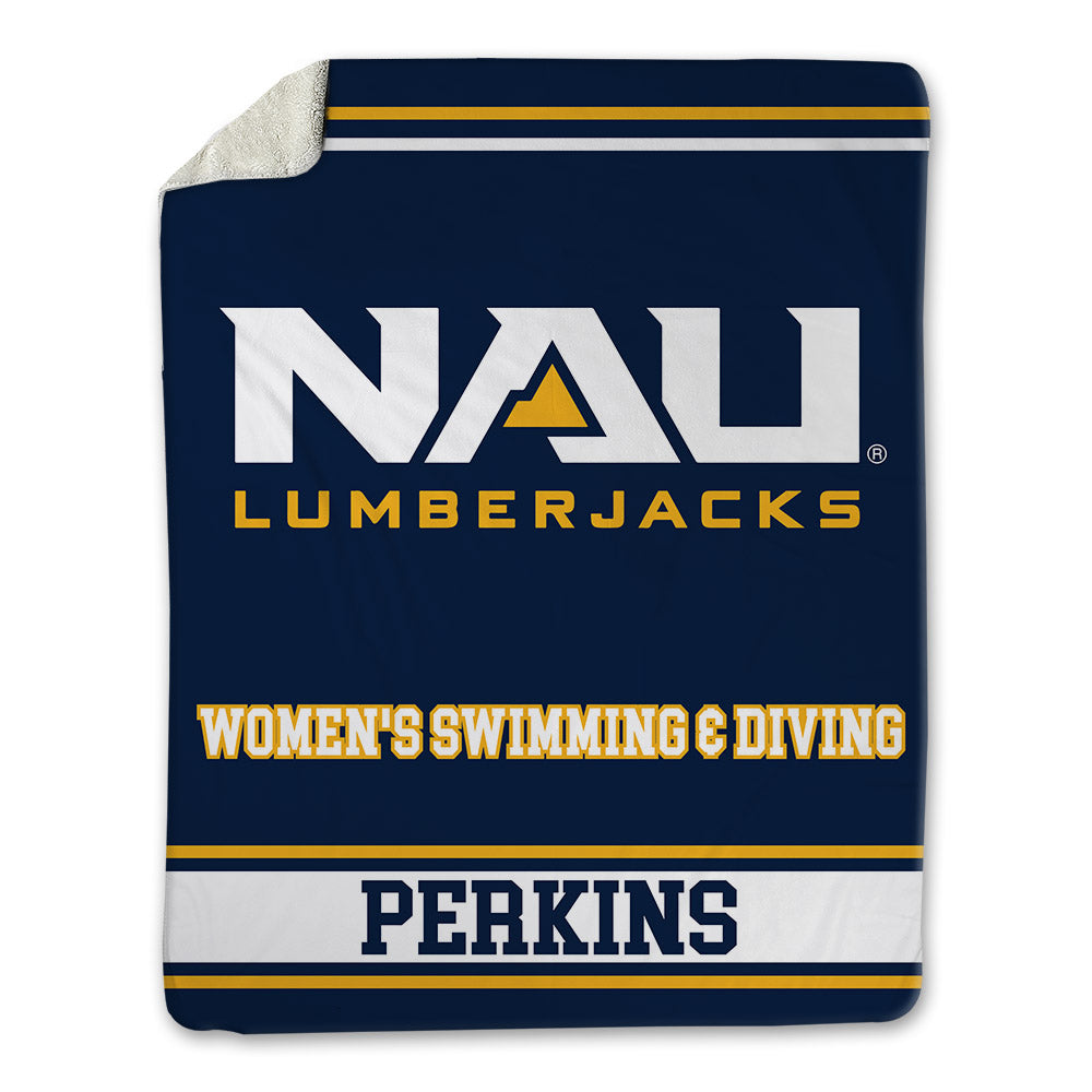 Northern Arizona - NCAA Women's Swimming & Diving : Cydnie Perkins - Blanket-0