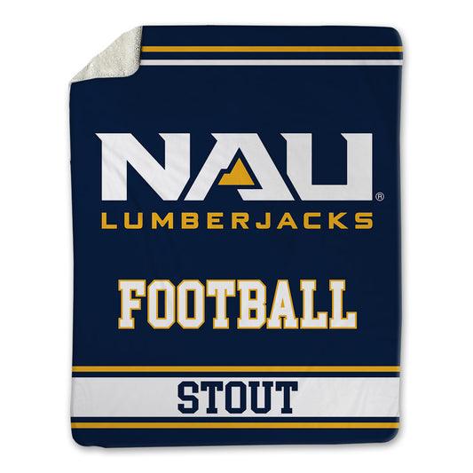 Northern Arizona - NCAA Football : Joey Stout - Blanket-0