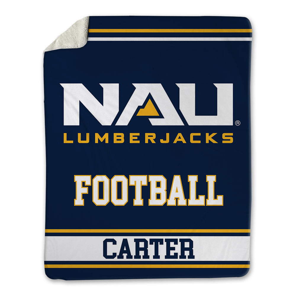 Northern Arizona - NCAA Football : Kaleb Carter - Blanket-0