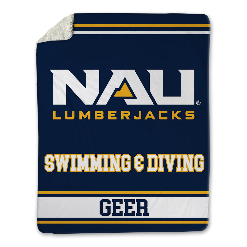 Northern Arizona - NCAA Women's Swimming & Diving : Katherine Geer - Blanket-0