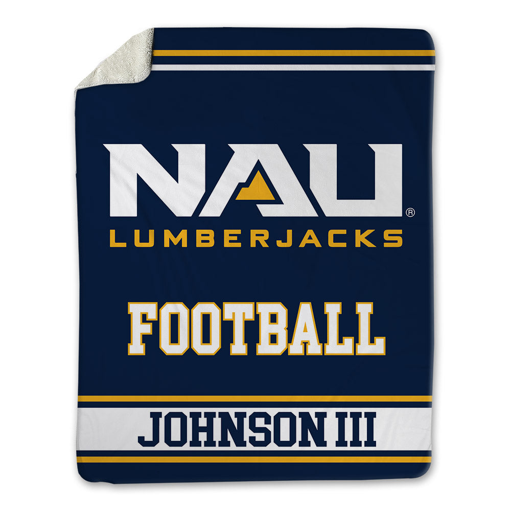 Northern Arizona - NCAA Football : Jerry Johnson III - Blanket-0